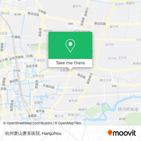 杭州萧山萧东医院 map