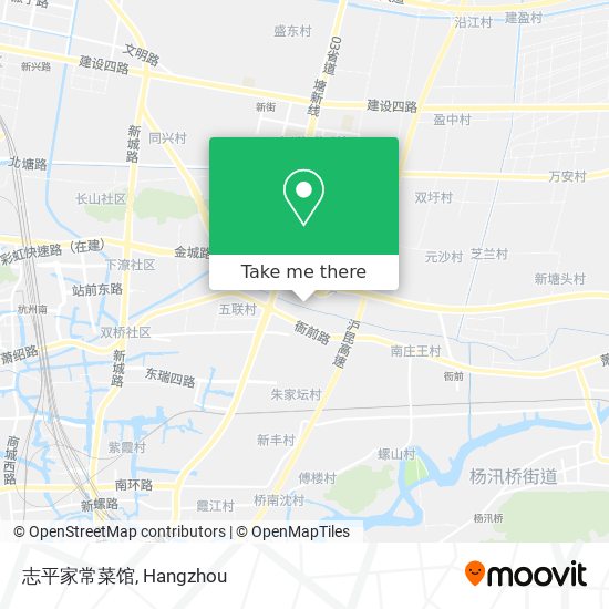 志平家常菜馆 map