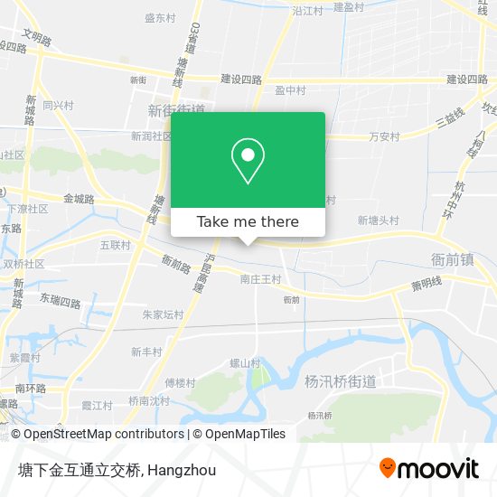 塘下金互通立交桥 map