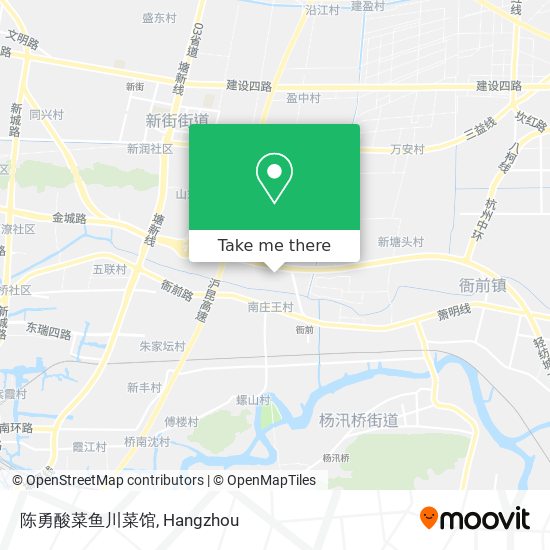 陈勇酸菜鱼川菜馆 map