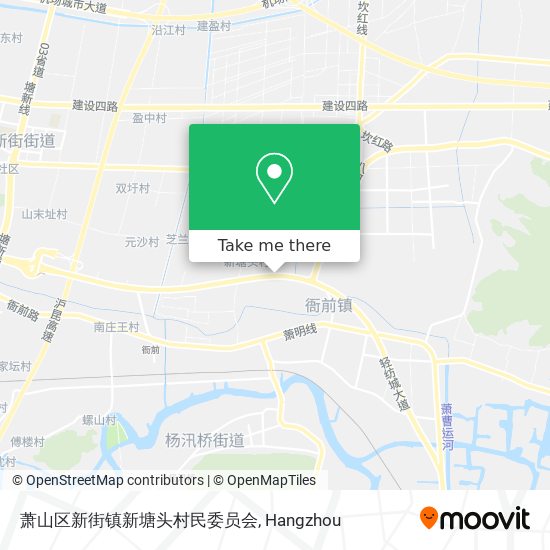 萧山区新街镇新塘头村民委员会 map