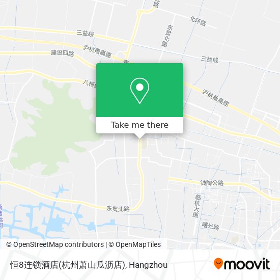 恒8连锁酒店(杭州萧山瓜沥店) map