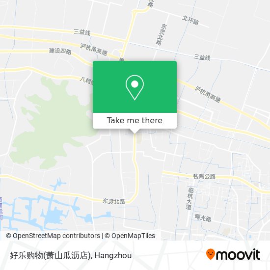好乐购物(萧山瓜沥店) map