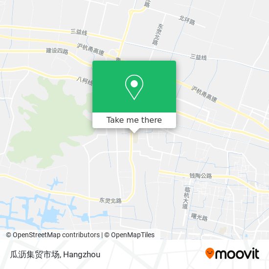 瓜沥集贸市场 map