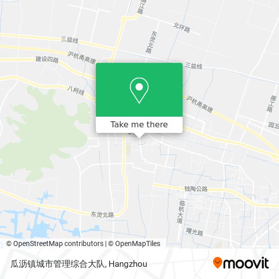 瓜沥镇城市管理综合大队 map