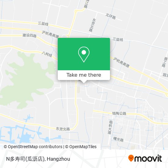 N多寿司(瓜沥店) map