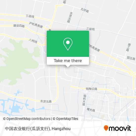 中国农业银行(瓜沥支行) map