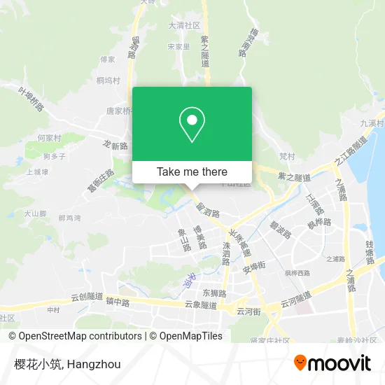 樱花小筑 map
