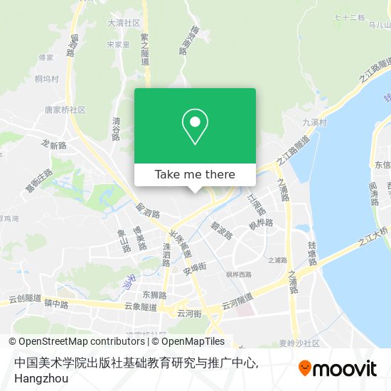 中国美术学院出版社基础教育研究与推广中心 map