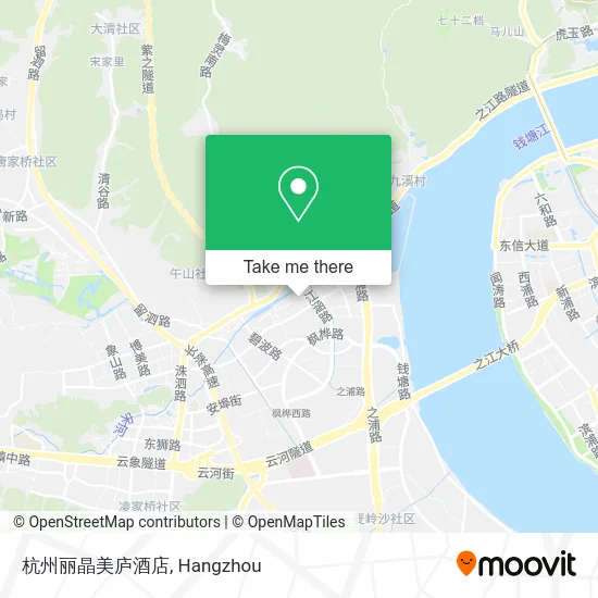 杭州丽晶美庐酒店 map