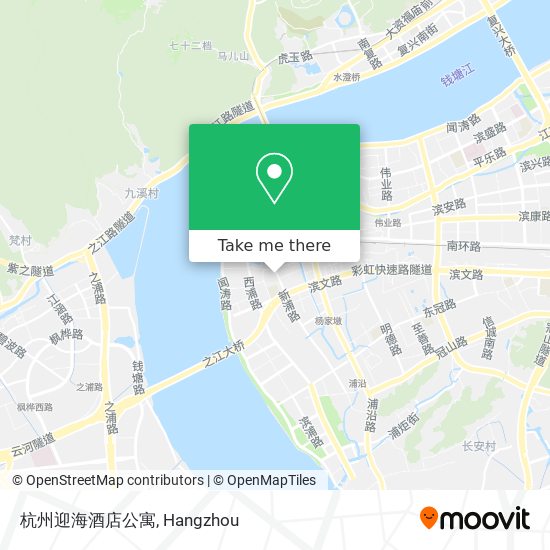 杭州迎海酒店公寓 map