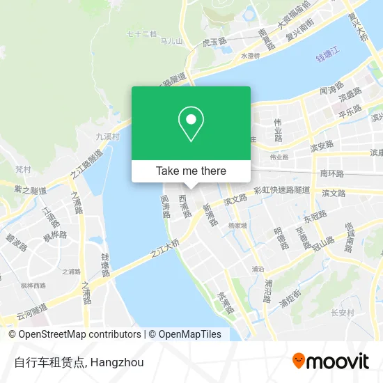 自行车租赁点 map