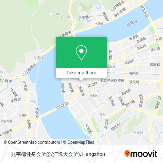 一兆韦德健身会所(滨江逸天会所) map