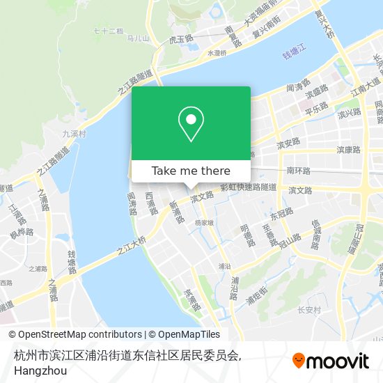 杭州市滨江区浦沿街道东信社区居民委员会 map