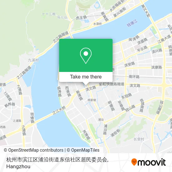 杭州市滨江区浦沿街道东信社区居民委员会 map