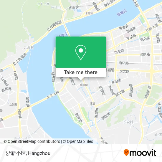 浙新小区 map