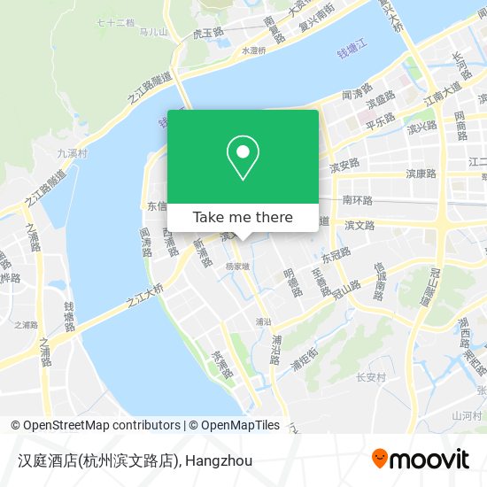 汉庭酒店(杭州滨文路店) map