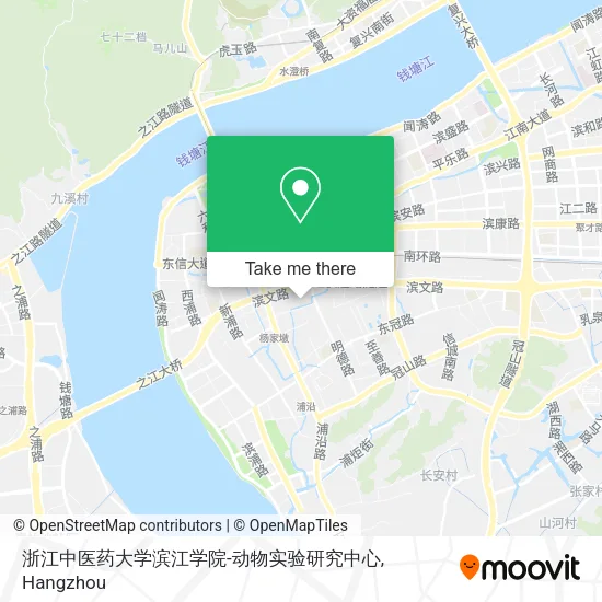 浙江中医药大学滨江学院-动物实验研究中心 map