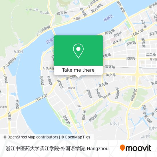 浙江中医药大学滨江学院-外国语学院 map