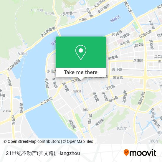 21世纪不动产(滨文路) map