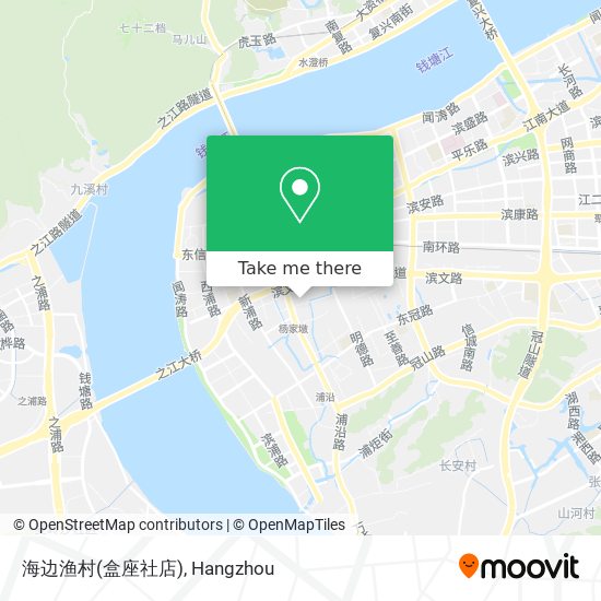 海边渔村(盒座社店) map