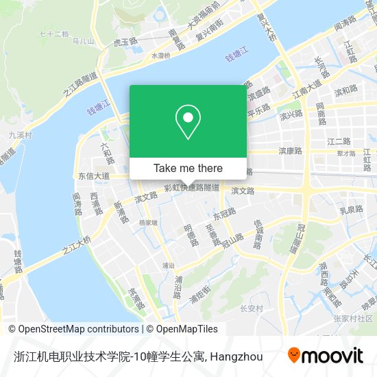 浙江机电职业技术学院-10幢学生公寓 map