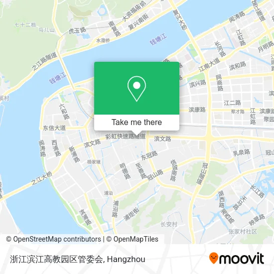 浙江滨江高教园区管委会 map