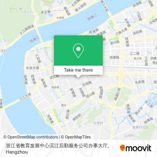 浙江省教育发展中心滨江后勤服务公司办事大厅 map