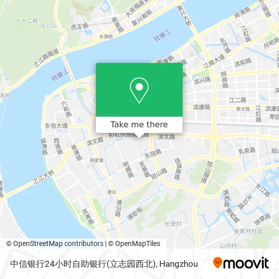 中信银行24小时自助银行(立志园西北) map