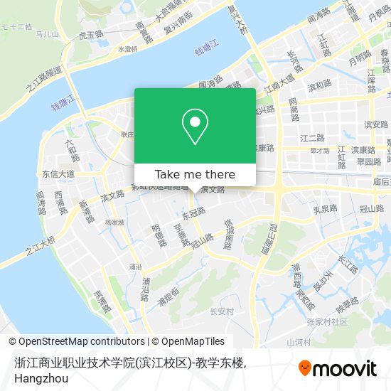 浙江商业职业技术学院(滨江校区)-教学东楼 map