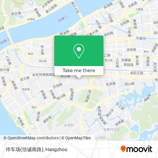 停车场(信诚南路) map