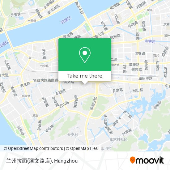 兰州拉面(滨文路店) map