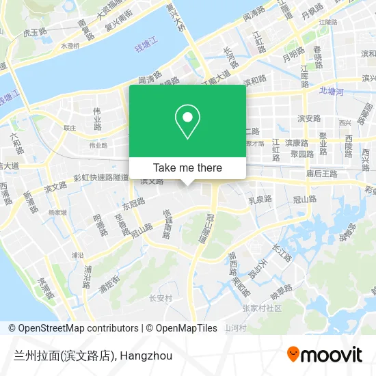 兰州拉面(滨文路店) map