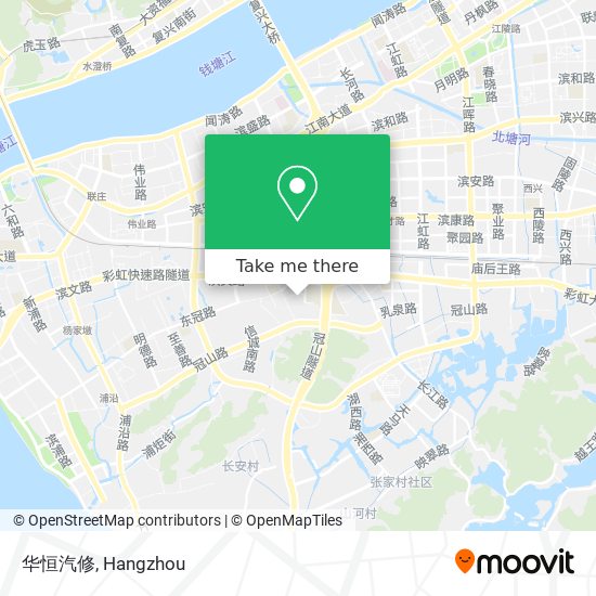 华恒汽修 map