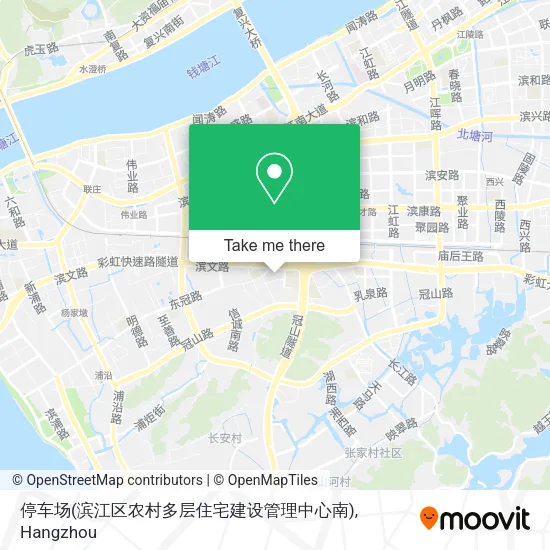 停车场(滨江区农村多层住宅建设管理中心南) map