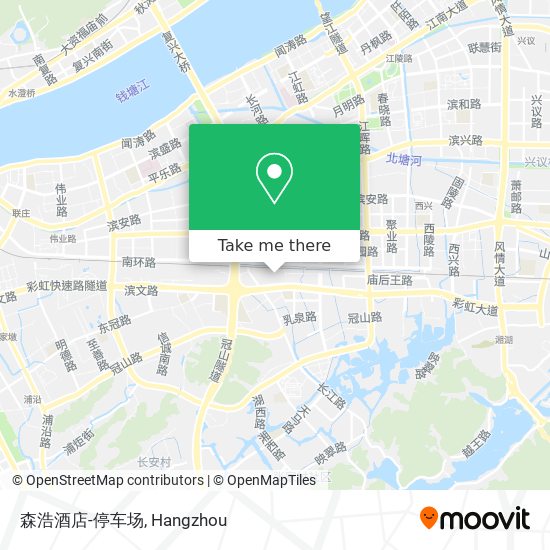 森浩酒店-停车场 map