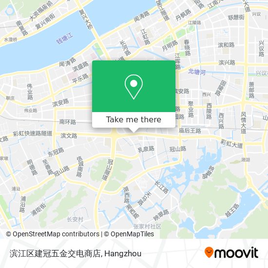 滨江区建冠五金交电商店 map