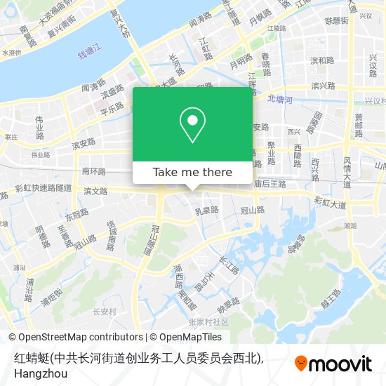 红蜻蜓(中共长河街道创业务工人员委员会西北) map