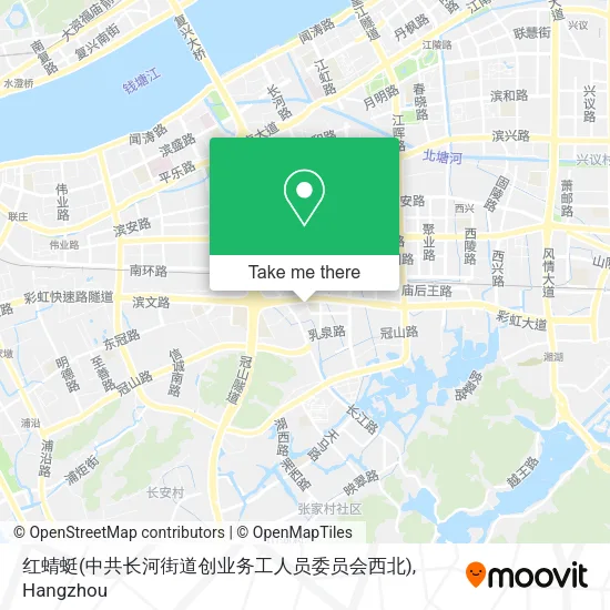 红蜻蜓(中共长河街道创业务工人员委员会西北) map