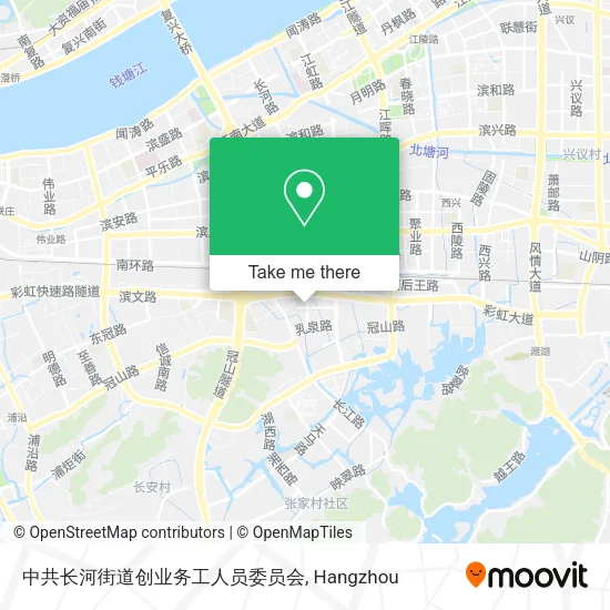中共长河街道创业务工人员委员会 map