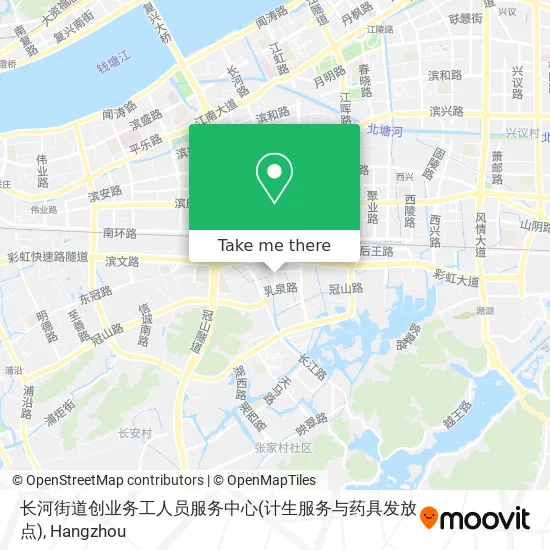 长河街道创业务工人员服务中心(计生服务与药具发放点) map