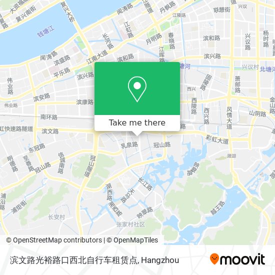 滨文路光裕路口西北自行车租赁点 map