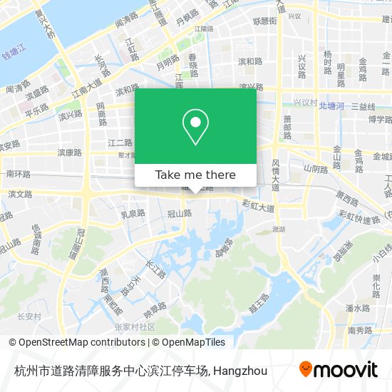 杭州市道路清障服务中心滨江停车场 map