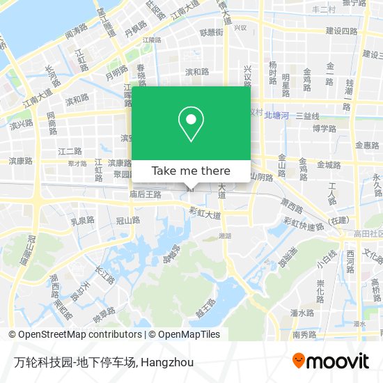 万轮科技园-地下停车场 map