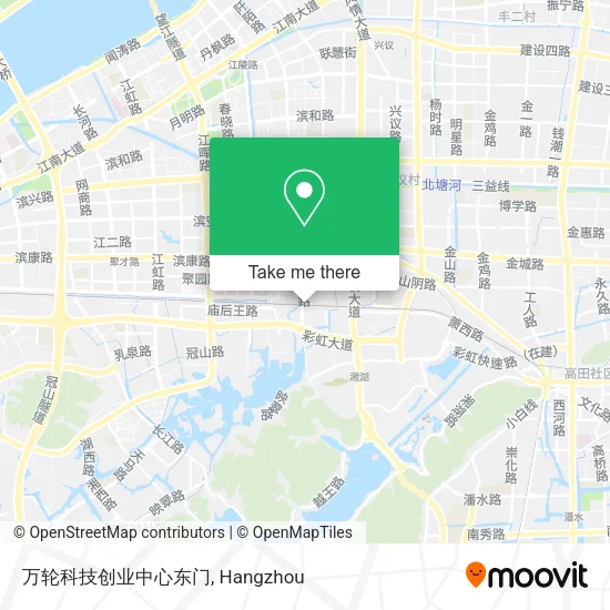 万轮科技创业中心东门 map