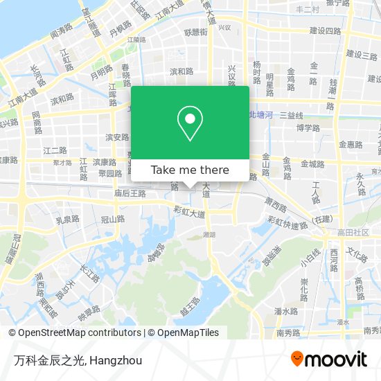 万科金辰之光 map