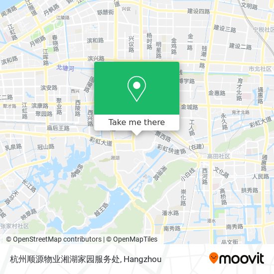 杭州顺源物业湘湖家园服务处 map