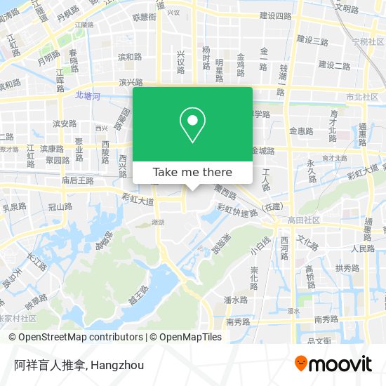 阿祥盲人推拿 map