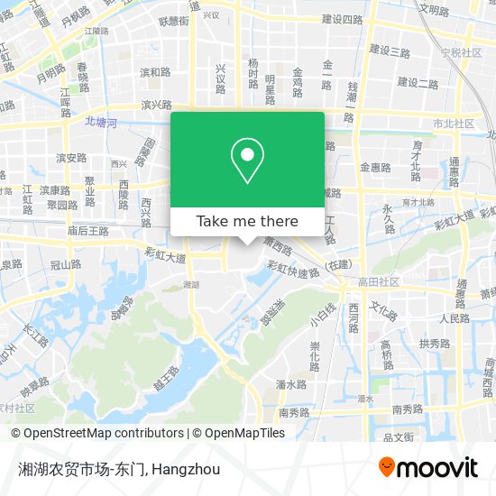 湘湖农贸市场-东门 map