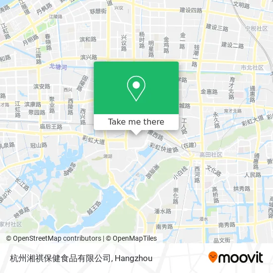 杭州湘祺保健食品有限公司 map